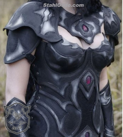 Female leather armor